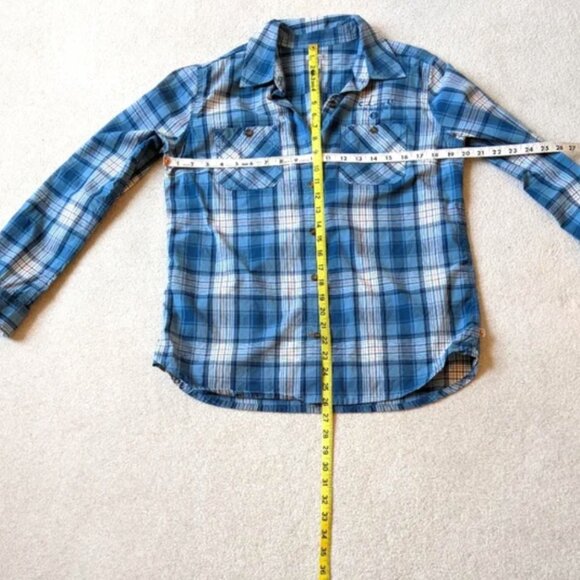 Carhartt plaid button down shirt Size medium - Picture 7 of 7